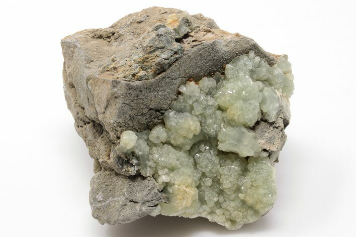 Green Prehnite Crystal Cluster - Morocco #190999